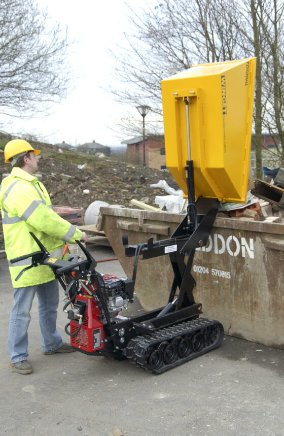 WINGET TD500HL HIGH LIFT TRACKED DUMPER TIP IN SKIP HIGH LIFT